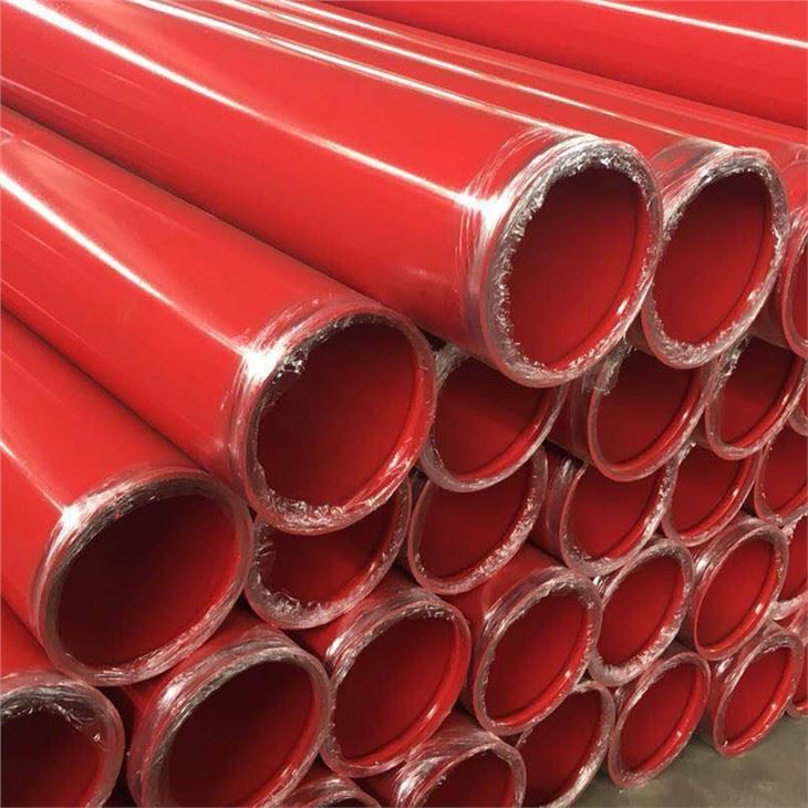 ASTM A795 tērauda caurule, ko izmanto ugunsdrošībai
