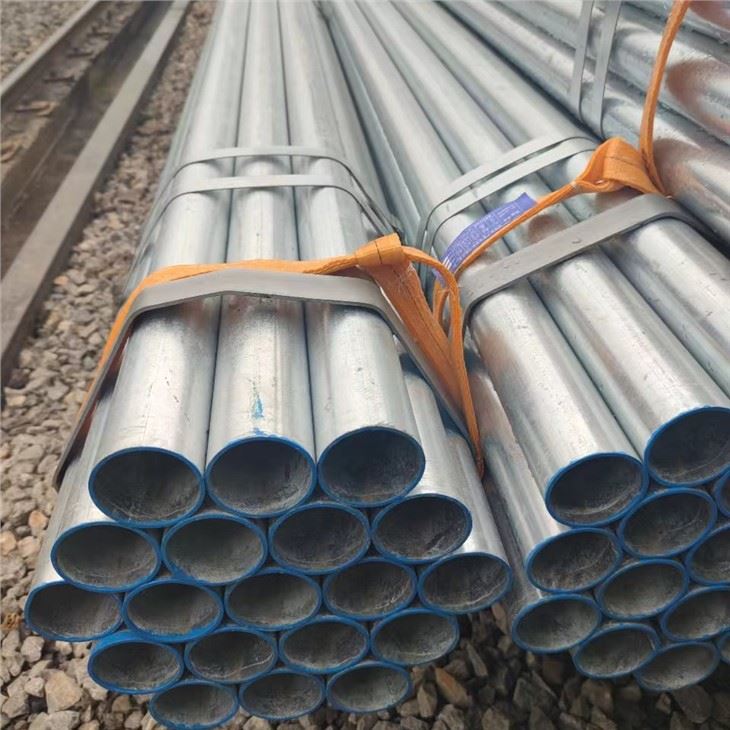 ASTM A53 SCH 40 standarta cinkota tērauda caurule