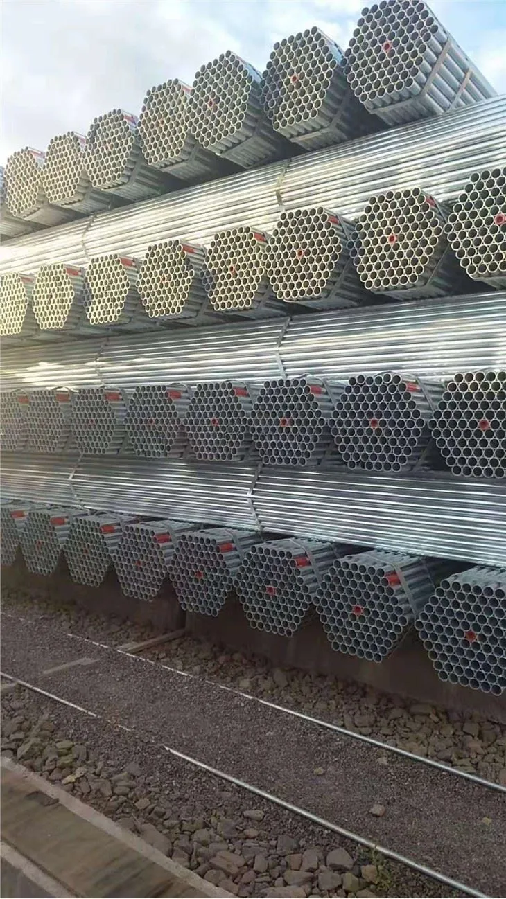ERW tērauda caurules ar ASTM A53 API 5L Gr B materiālu